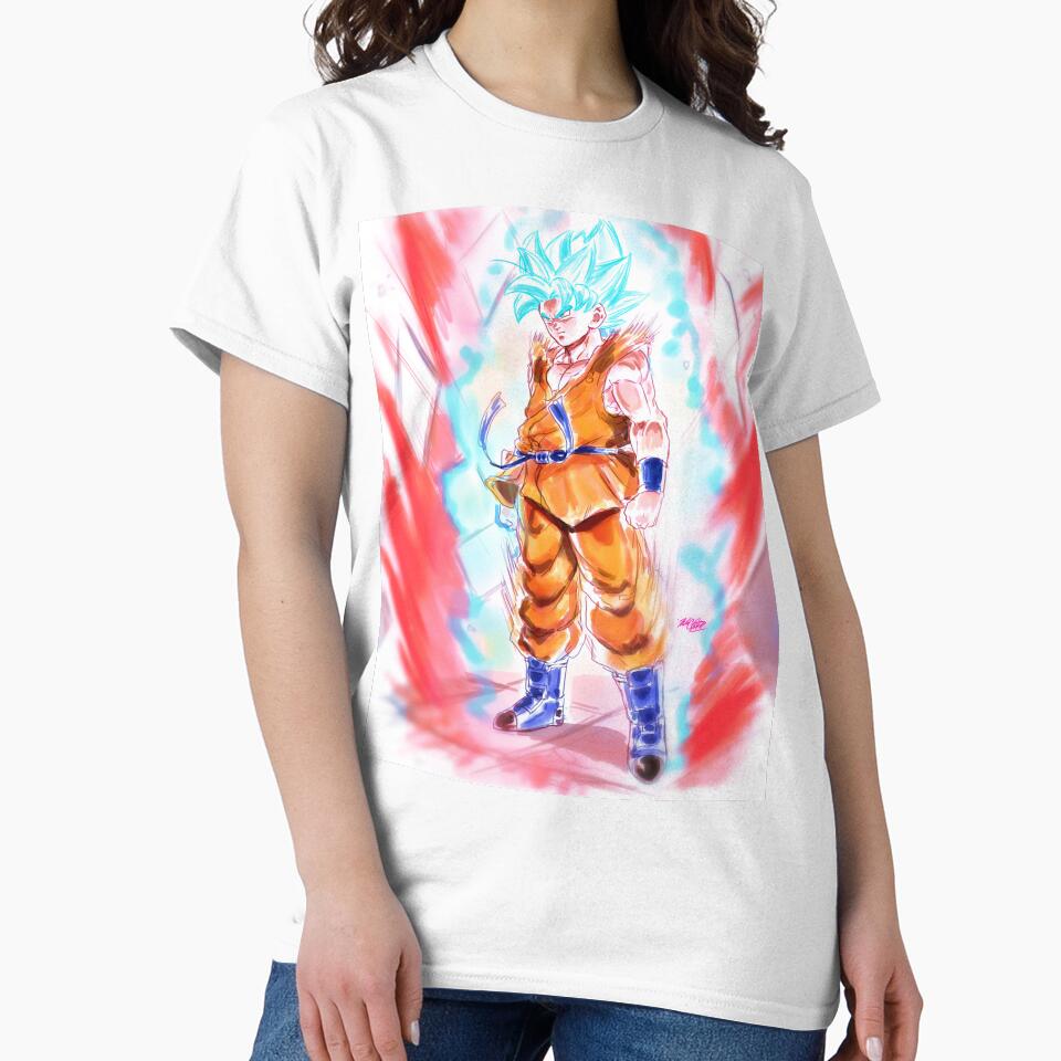 Going SSJ- Kaio-Ken Goku Blue by markclarkii
