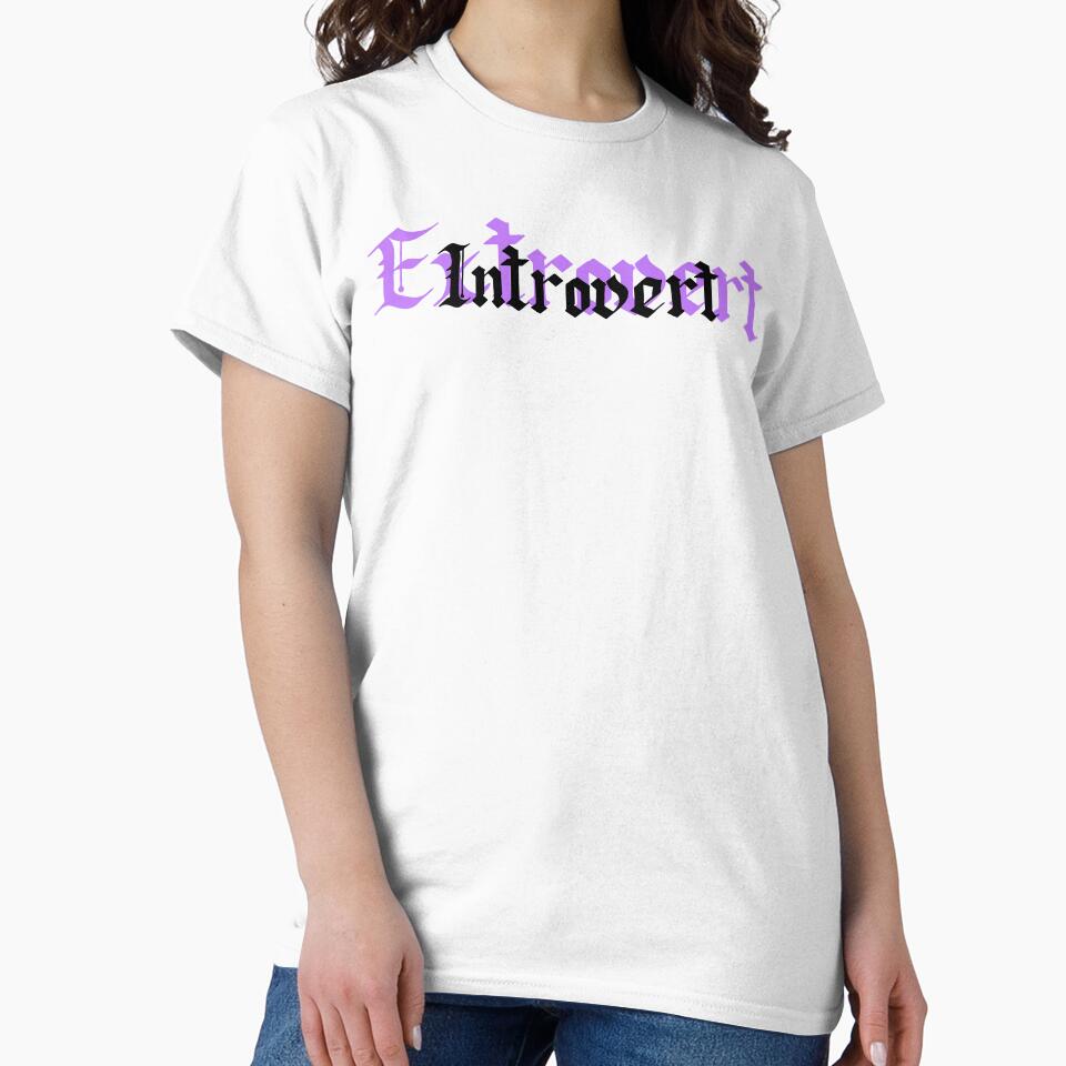 Cosmic Introvert T-Shirt - Unisex Heavy Cotton Tee, Introvert Theme, Funny Tee, Casual Wear, Birthday Present - introvert t shirts by UsandCoDesigns