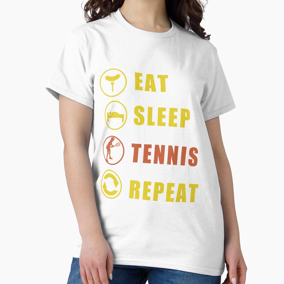 Eat Sleep Tennis Repeat by teledesign