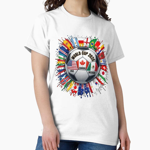 2026 World Cup USA Canada Mexico Football Design by AuraShift