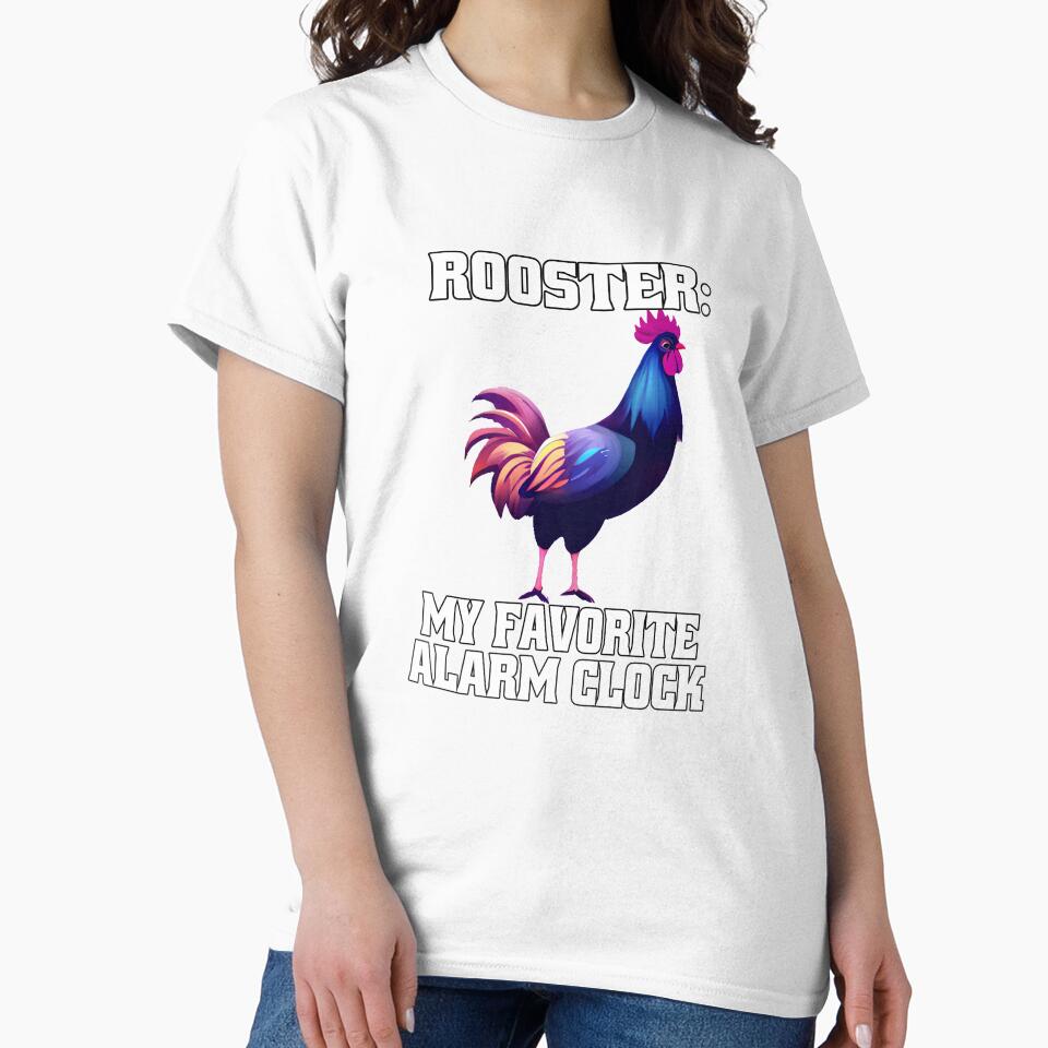 CFunny Chicken Farmer Humor Rooster:My Favorite Alarm Clock by fantasticdesign