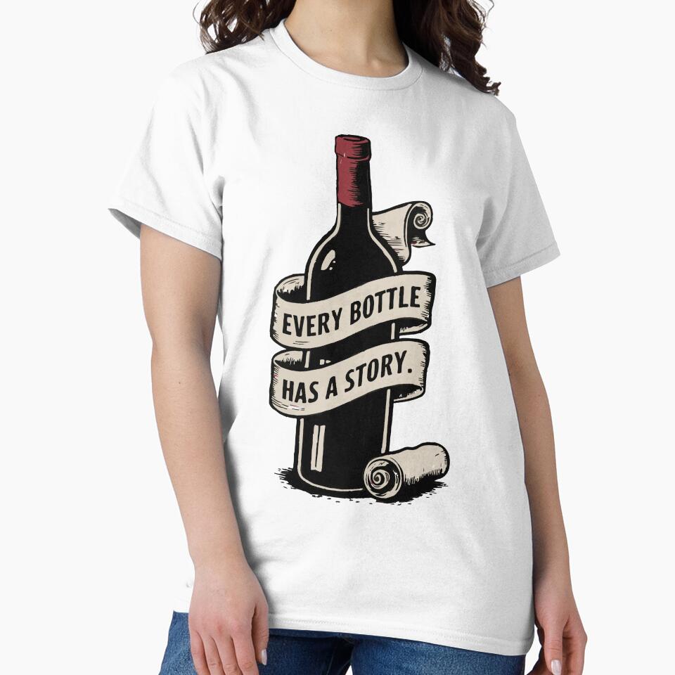 Every Bottle Has A Story by WineandWear