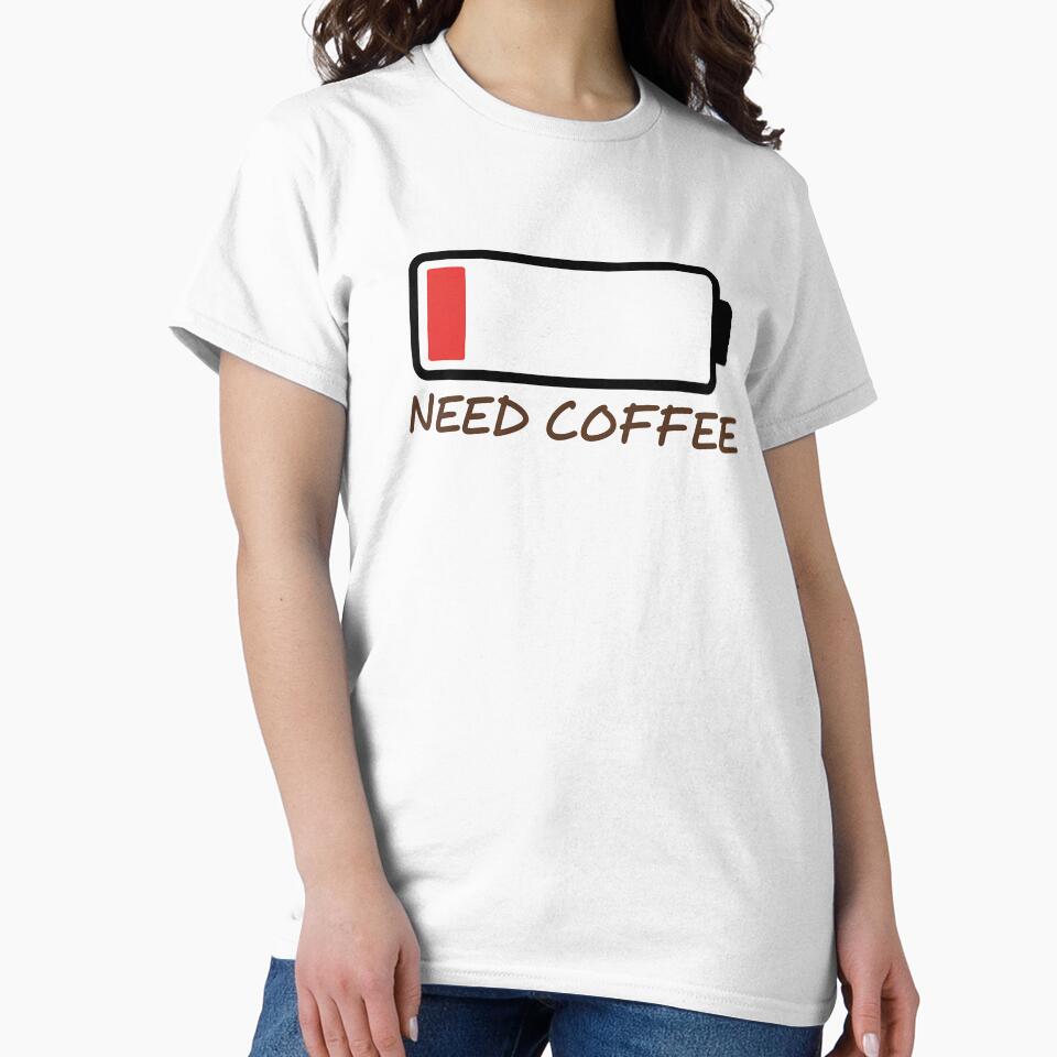 Need Coffee by KD Merch