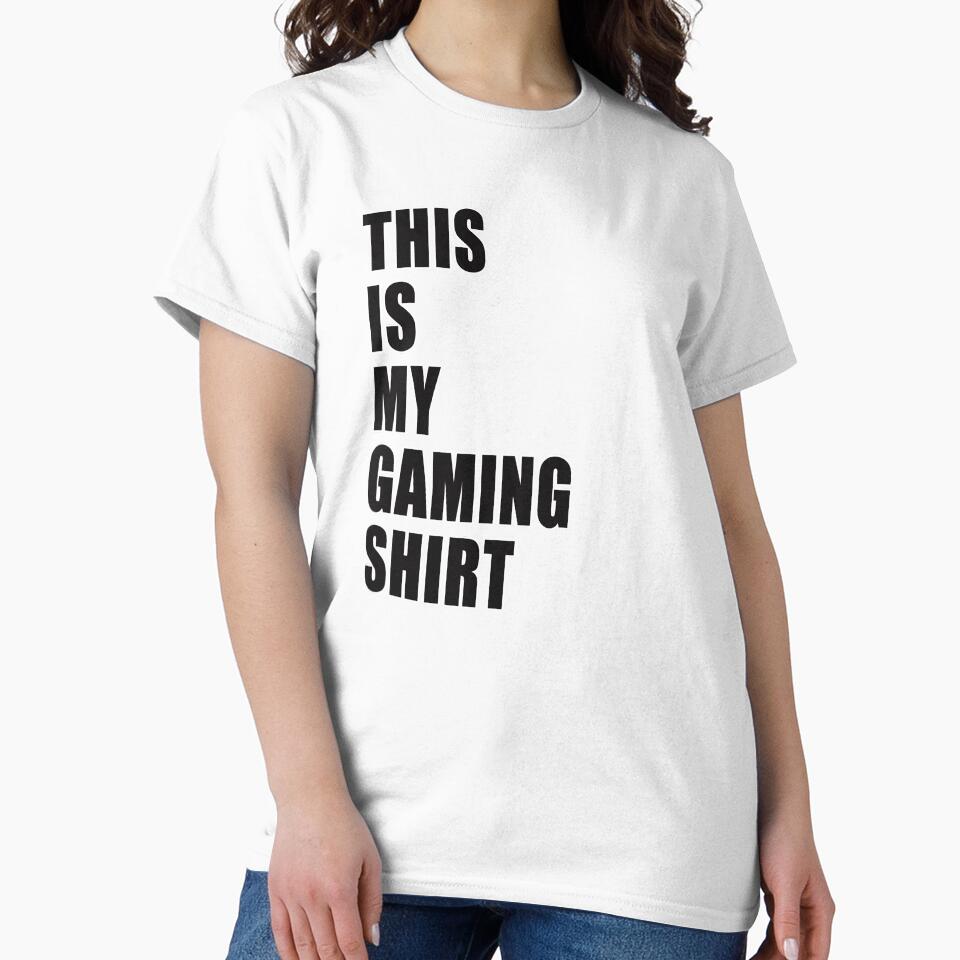 This Is My Gaming Shirt Funny Nerd Gamer Dad Joke Design by Jason Gilbert