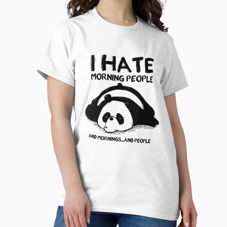 Lazy Panda I Hate Morning People by PixelsNotPens
