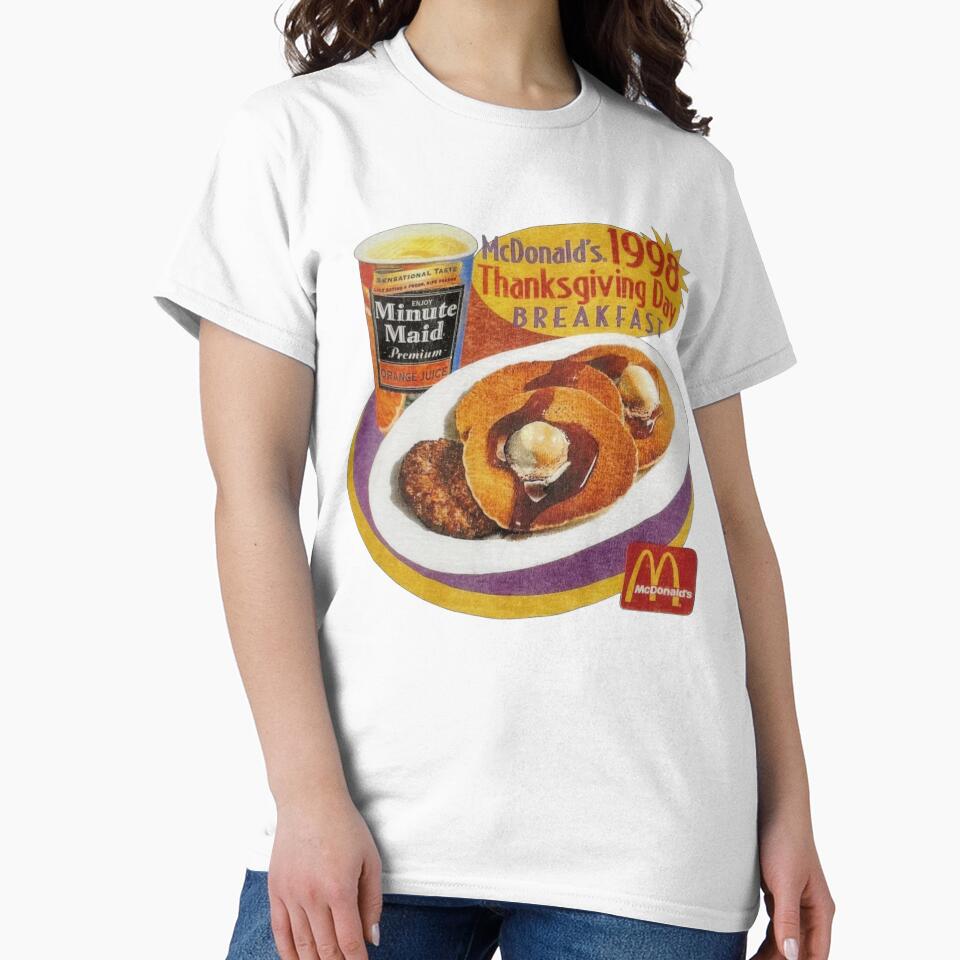 McD's Thanksgiving Breakfast 1998 Vintage Repop by StrangeBootique