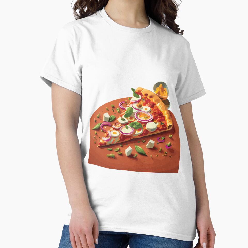 Cute triangle of pizza by TruckerPLShop