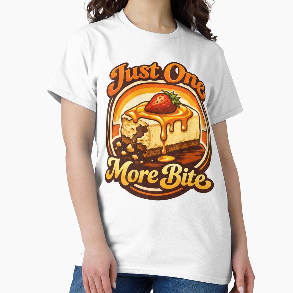Just One More Bite – Funny Food Lover Snack Humor Design by rushaib