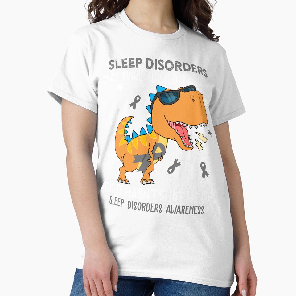 Sleep Disorders Awareness Dinosaur Lover Sleep Disorders Warrior Gift by Sabfit
