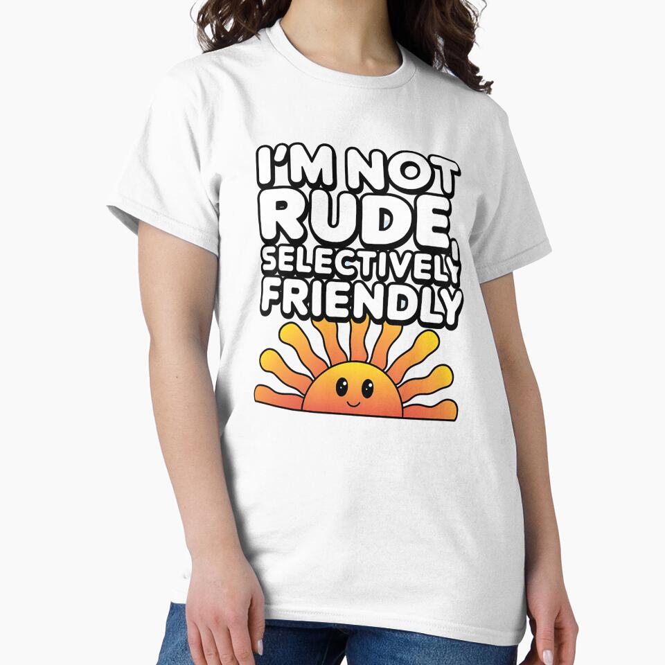I Am Selectively Social – Introvert Humor Design by Evolved Ape