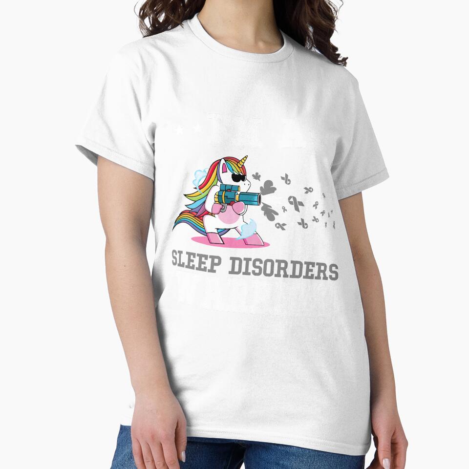 Funny Unicorn I'm A Sleep Disorders Warrior by heppenp