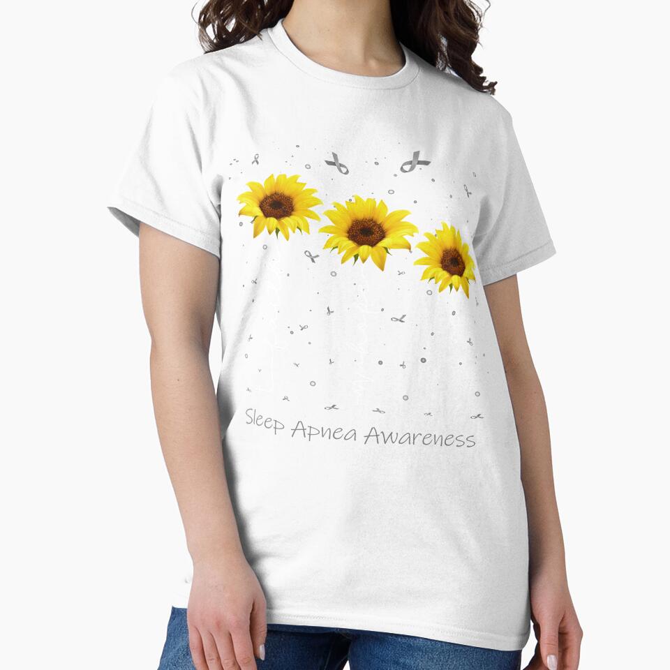Sunflower Faith Hope Love Sleep Apnea Awareness by largellie