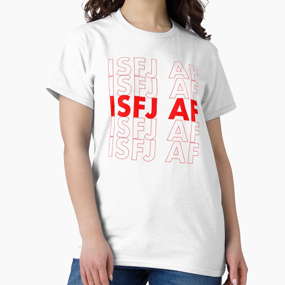 ISFJ AF Red Personality MBTI Funny Shirt by FanaticTee