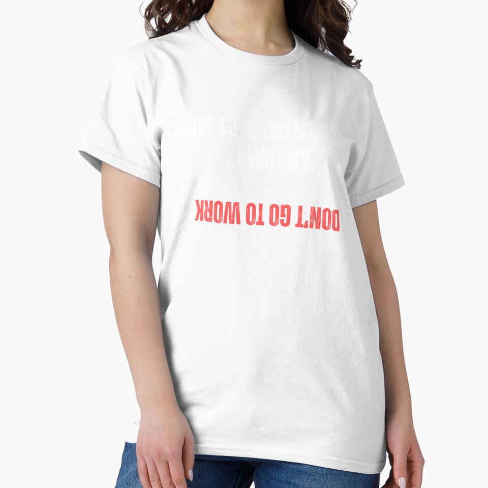 Avoid stress funny work outfit by coloursforkids