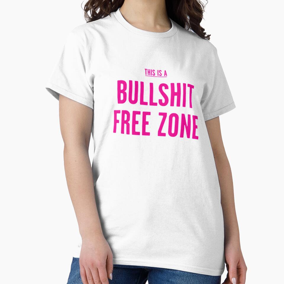 This is a bullshlt free zone t shirt by KewlMix