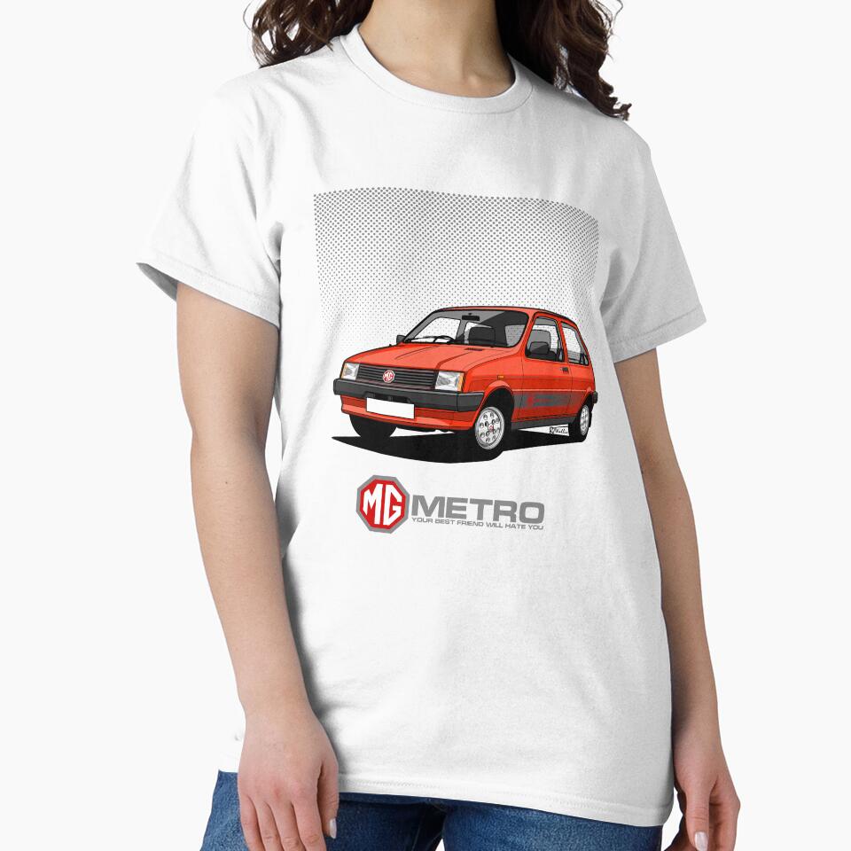 MG Metro - single Illustration - Red by RJWautographics