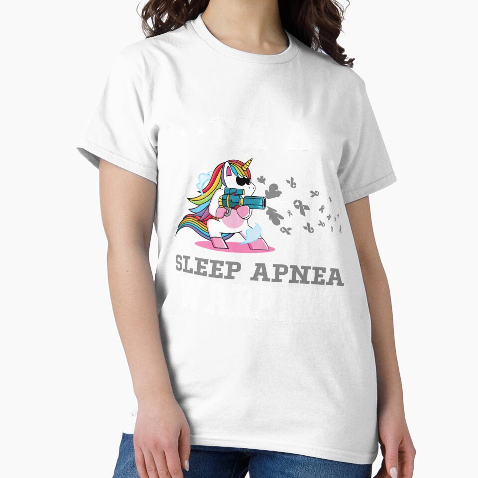 Funny Unicorn I'm A Sleep Apnea Warrior by heppenp