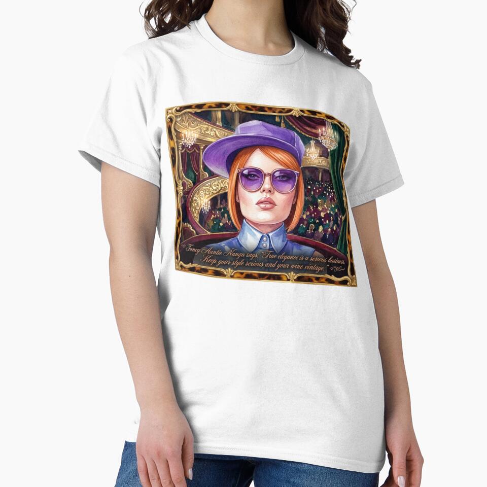Fancy Auntie Ñanga True Elegance: Funny Wine & Theater Art by KabronX