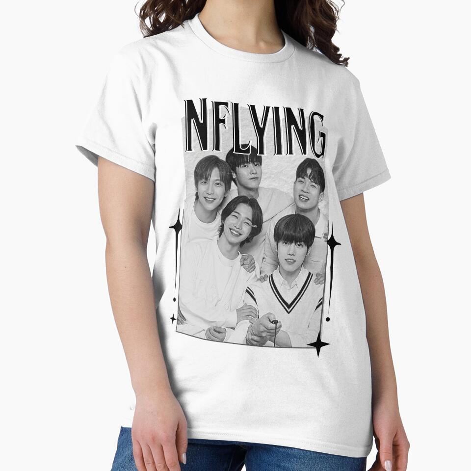 N.Flying Inspired Korean Rock Band Art Kpop Boy group K-music south korean Boy group Scrapbook Collage Cozy Y2K Vintage Design by HELL0WBELLO