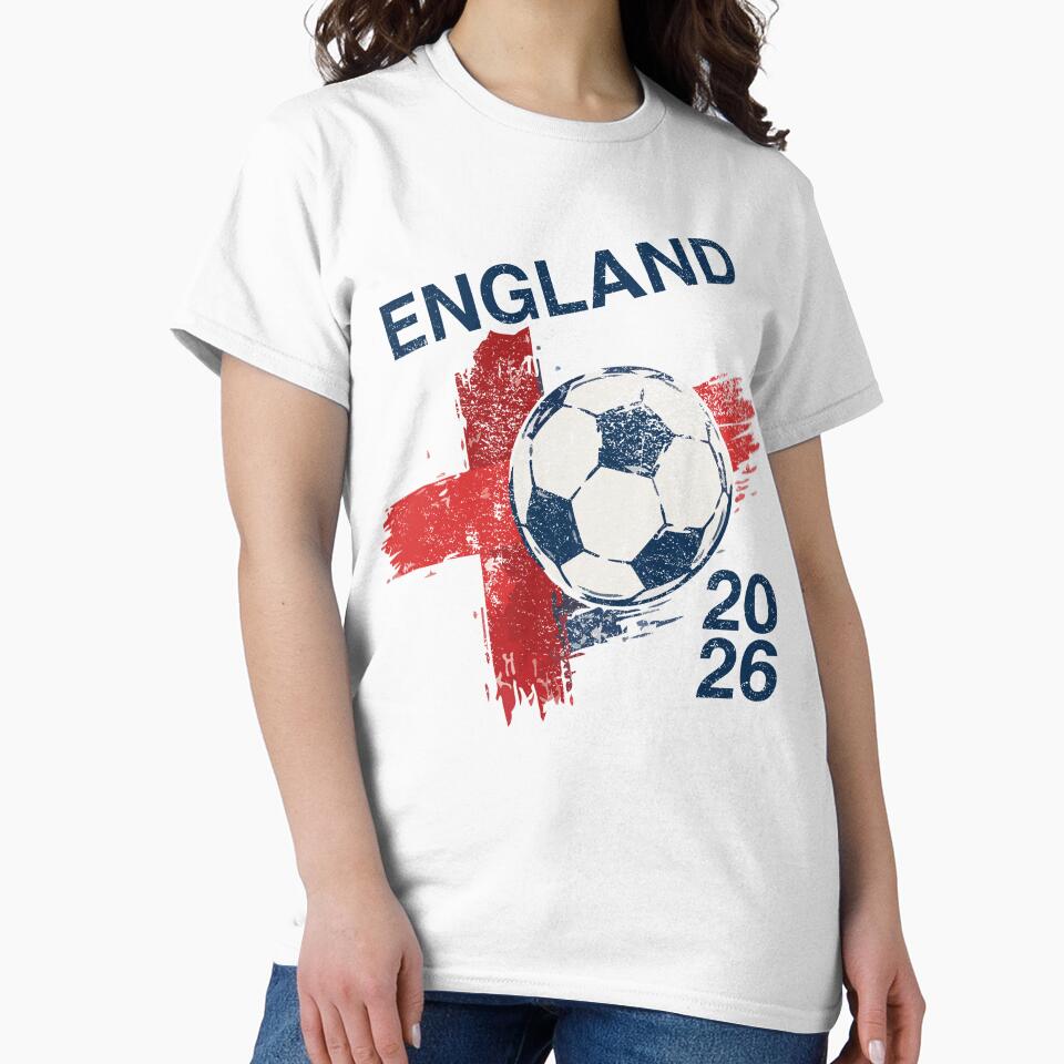 England Football Fan Shirt 2026 English Flag Supporter Tee International Tournament Fan Gift by LessIsLoud
