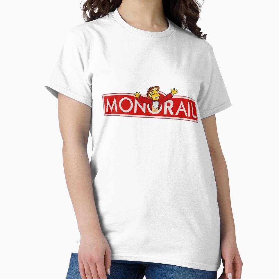 Lyle Lanley Monorail Logo Cartoon by CMSenseiStore