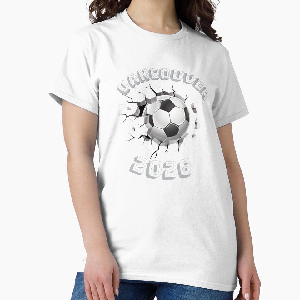 Soccer Vancouver 2026 fan style tee by XDivineTees