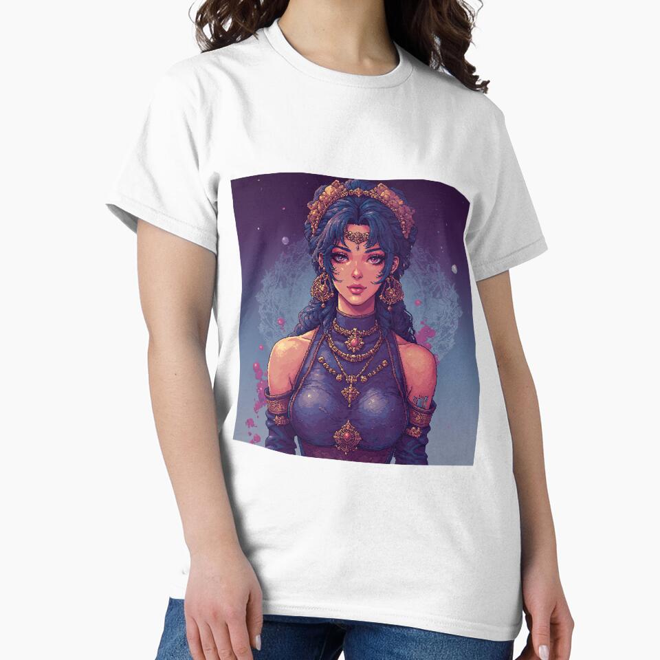 Retro Art for Beautiful Night Woman by jimcaza