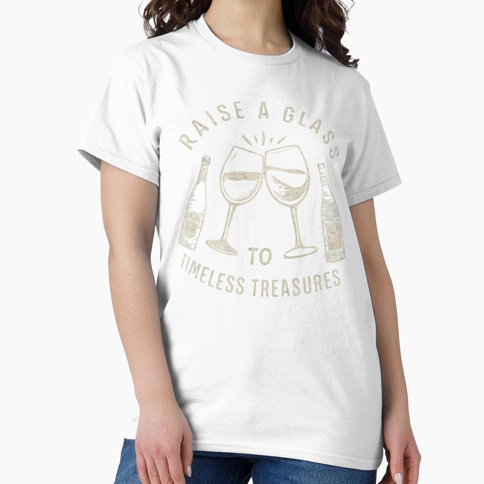 Raise A Glass To Timeless Treasures by WineandWear