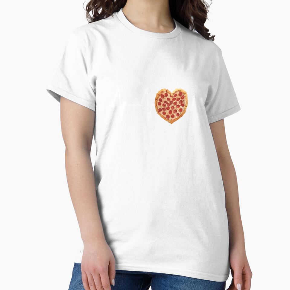 Pizza Heartbeat Pizza Pulse Funny Pizza Quote by theshirtinator