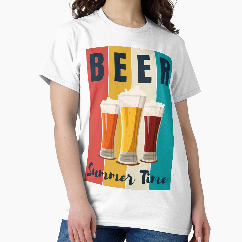 Summer Time is Beer Time by DesignedToATee