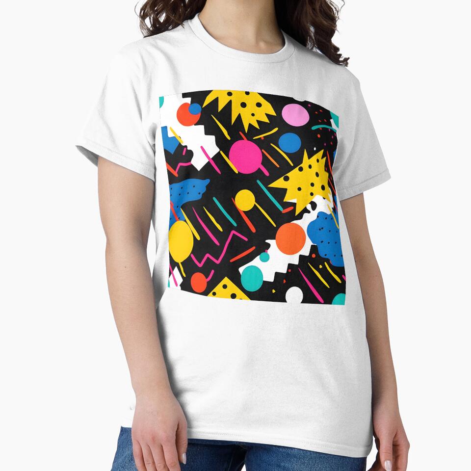 Pop Art Pink, Blue And Yellow Vibrant Abstract by DEC02