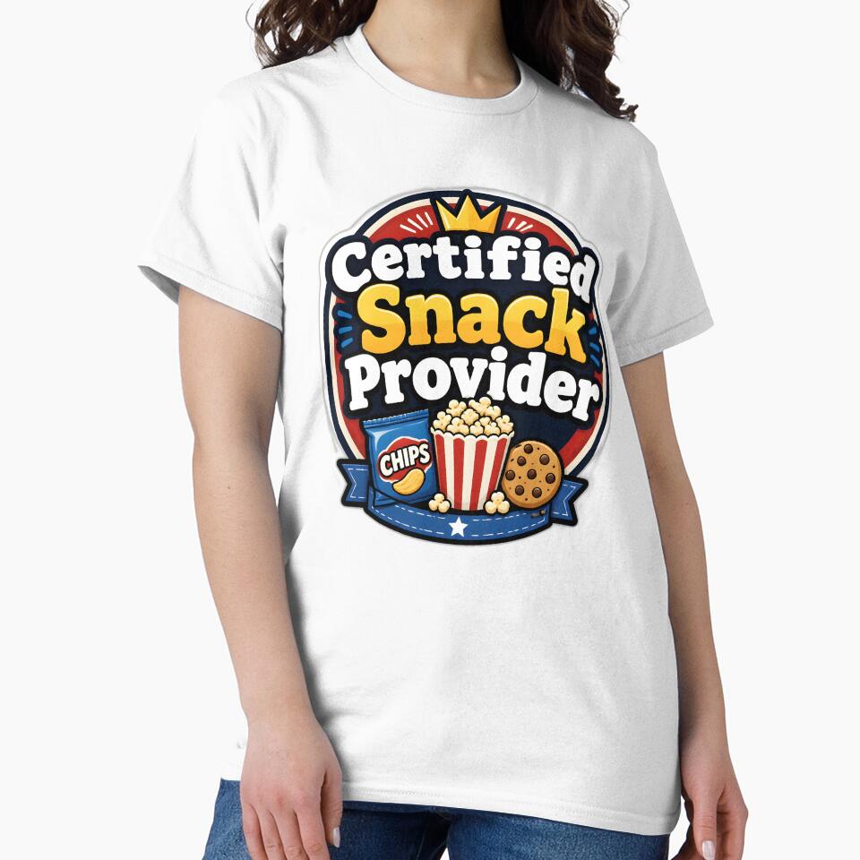 Certified Snack Provider Dad Shirt by SVARCreations