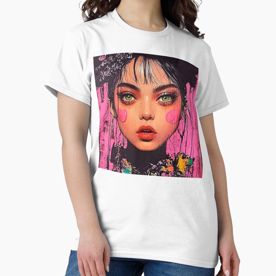 Whimsy Pop Art Female Collage-Inspired Playful Art by DEC02