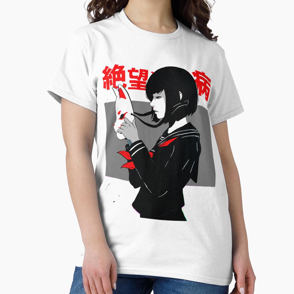 Japanese Fox Mask Samurai Girl by OWLvision33
