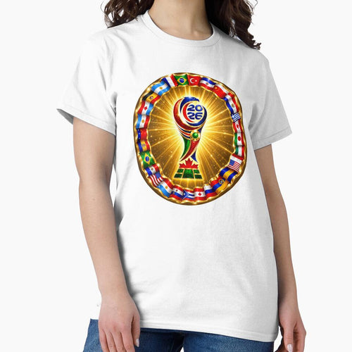 2026 Soccer Tournament Graphic T-Shirt, International Team Flags Shirt, Championship Trophy Apparel, Football Fan Top by wshStudio