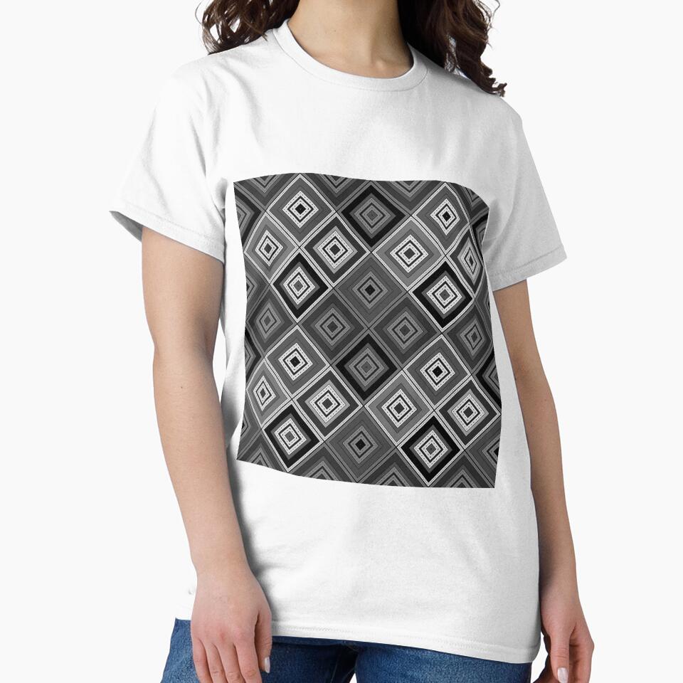 black and white patchwork squares by fuzzyfox