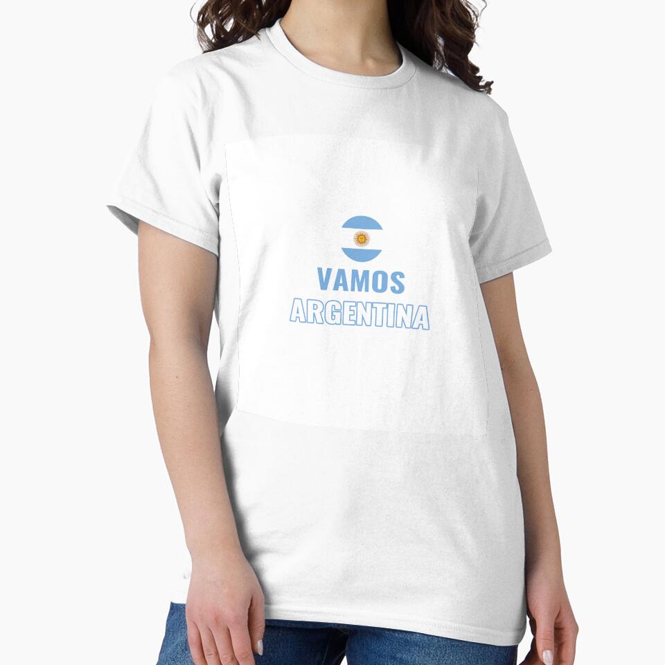 VAMOS ARGENTINA – Argentine Flag Fan Tee | Uncle Jichuan by Uncle-Jichuan