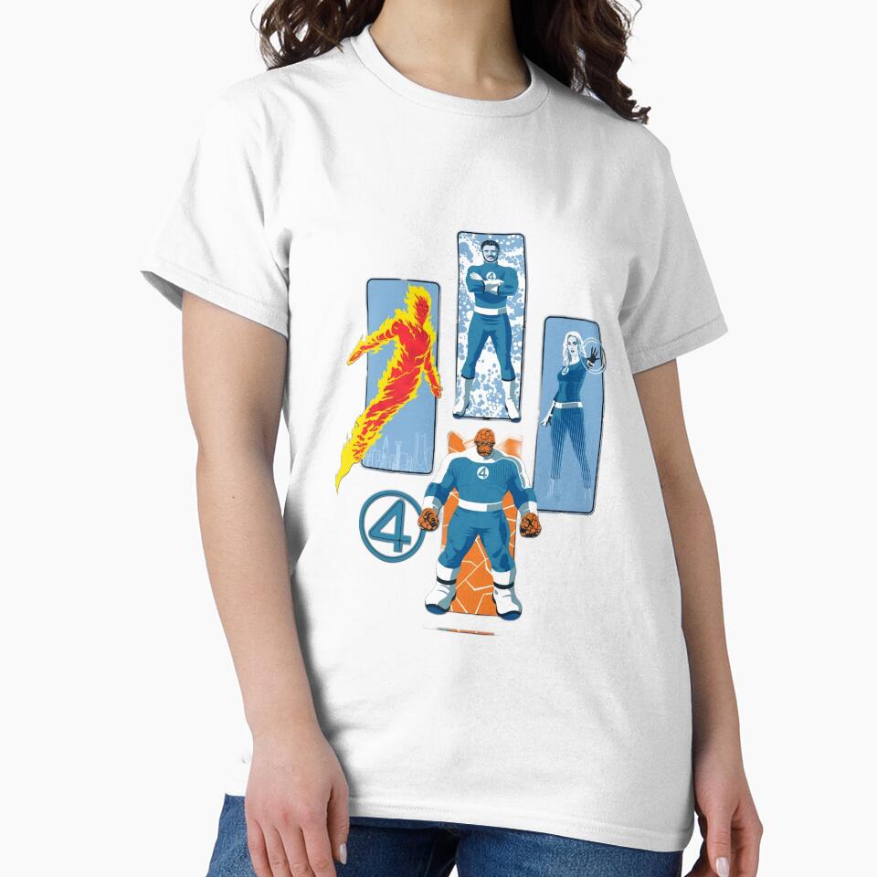Fantastic Four – Full Team Retro Design by LoomisDreams