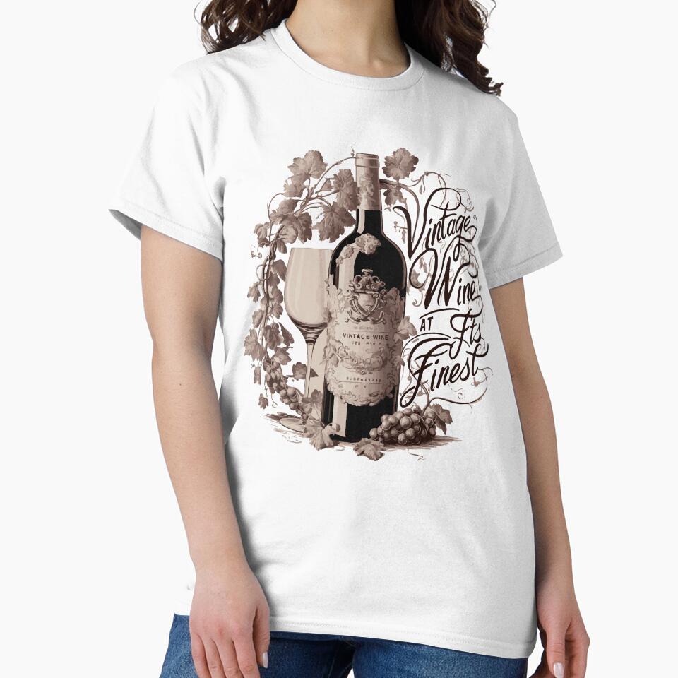 Vintage Wine At It's Finest by WineandWear