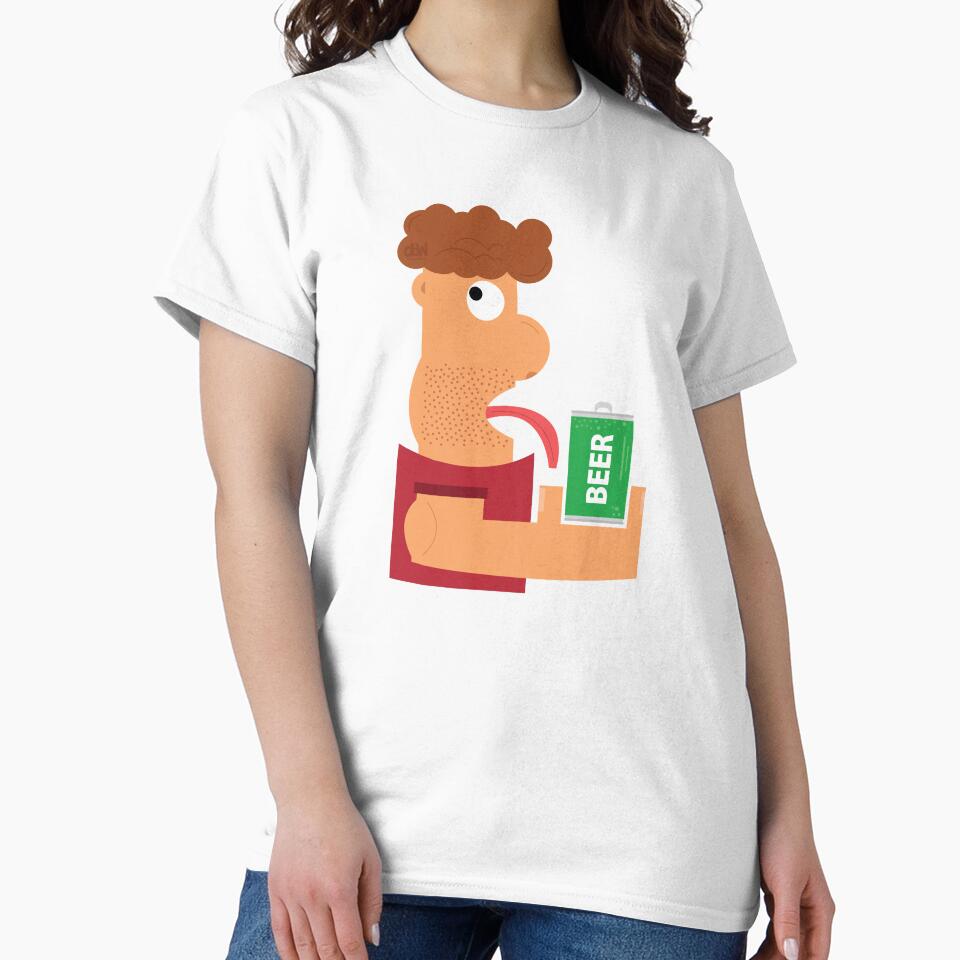 I love Beer Meme Funny Lick Fav Beer Brand Can Graphic Design Animated LOL by doseofwin