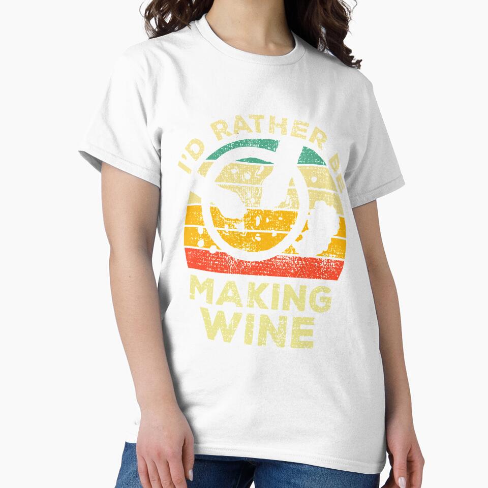I’d Rather Be Making Wine Vintage Gift For Wine Makers by JokeGysen