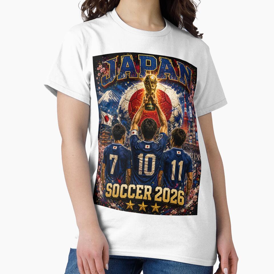 Japan Soccer 2026 Shirt – Japanese Football Fan Gift by UrbanPrintVibes