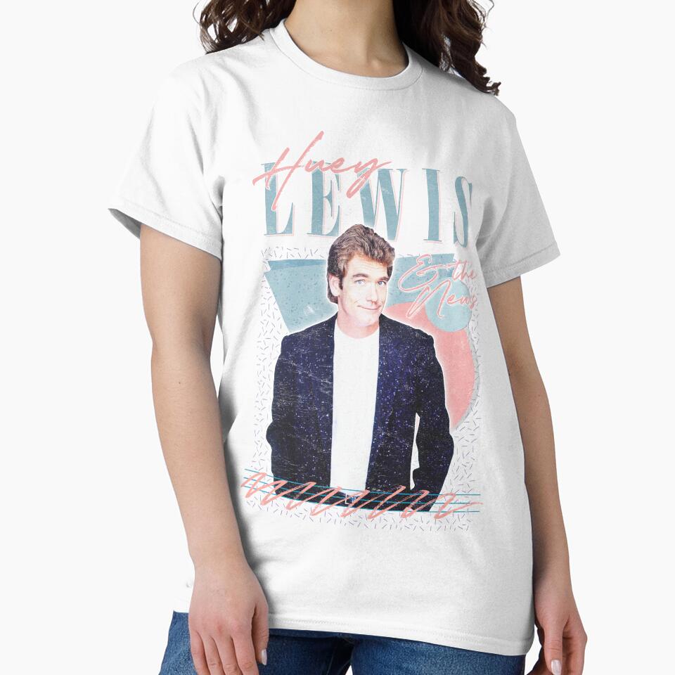 Huey Lewis & The News // 80s Retro Faded Style Design by AestheticNow