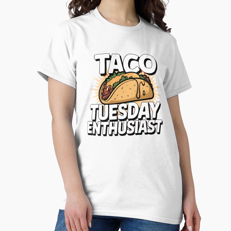 Taco Tuesday Enthusiasts – Fun Foodie Quote by Evolved Ape