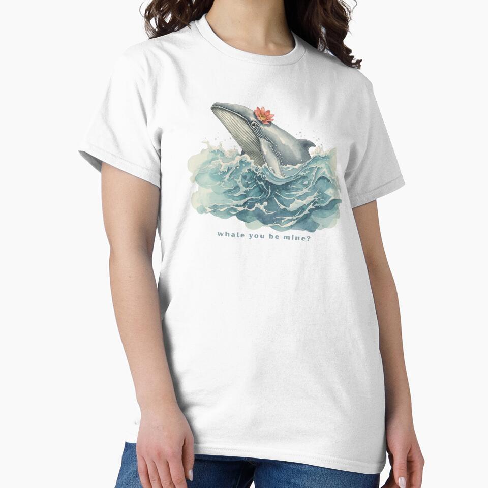 Whale You Be Mine? - Cute Pun | TeeHee Puns Funny Design by TeeHee Puns