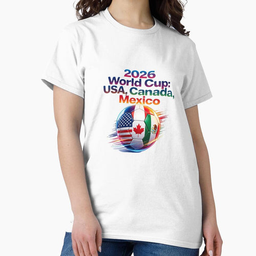 2026 World Cup USA, Canada & Mexico Soccer Fan Design by VladisWorld