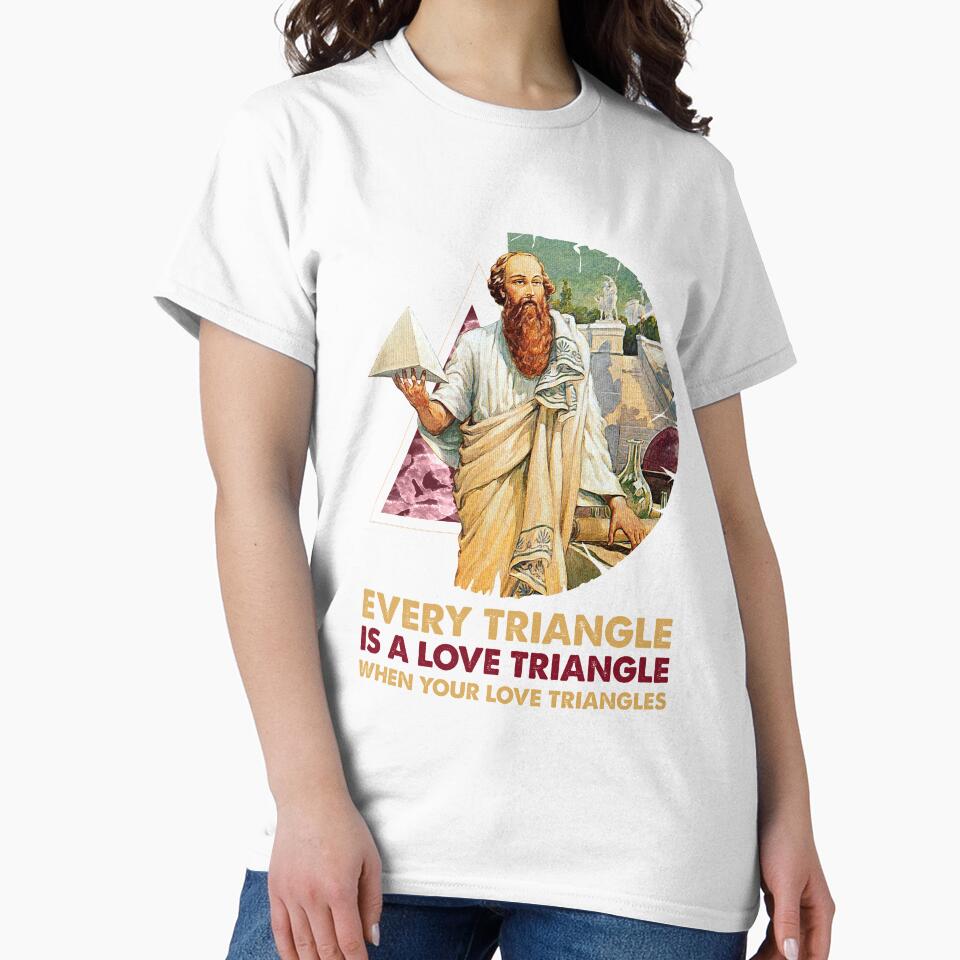 Fun Science & Math Nerdy Pythagoras Triangles Meme Quote Artistic Design by NomYen .