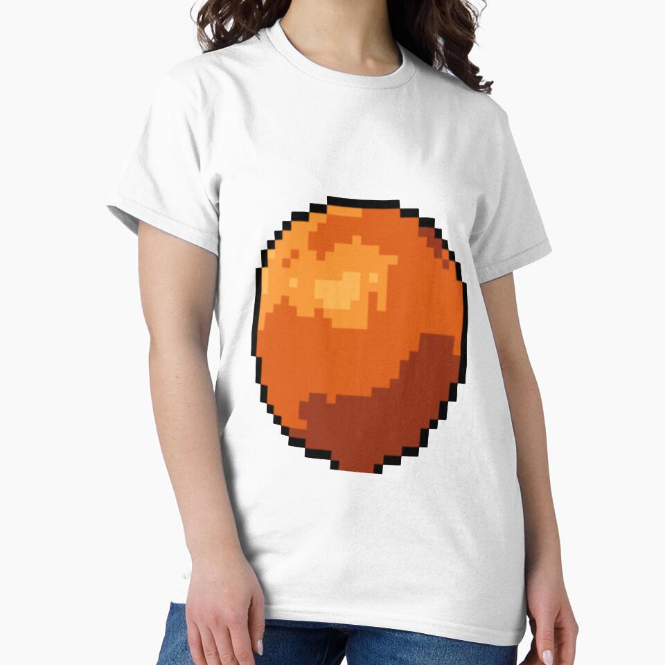 Pixel Art Orange Fruit by Memeloaded