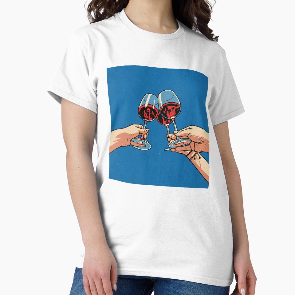Wine Illustration I Cheers to summer! by YerazikM