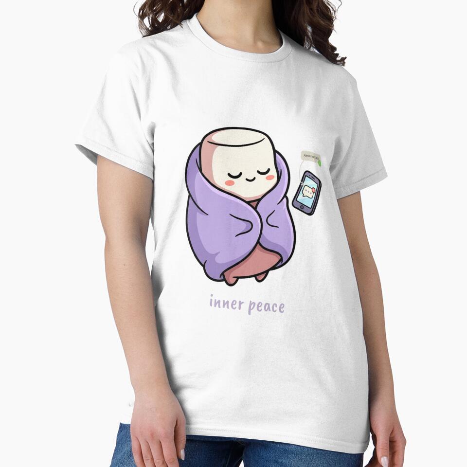 Inner Peace Plans Cancelled Funny Introvert Blanket T-Shirt by how-is-design